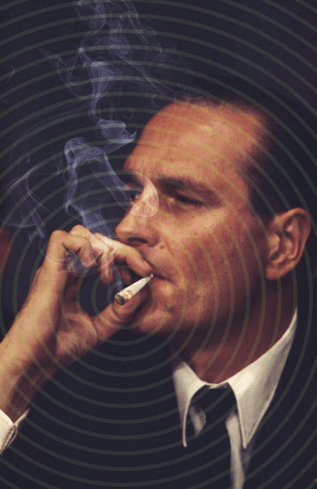 "Chirac fumant un joint" © photoshop :)